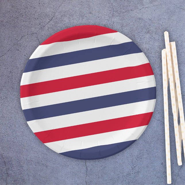 Red White Blue 4th Of July Paper Plate (Red White Blue 4th Of July Paper Plates
)