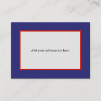 Red White Blue Additional Information 