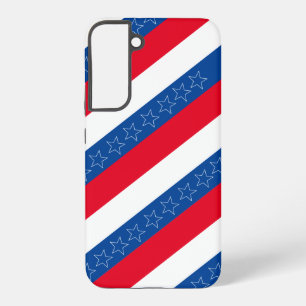 Red, white, & blue American Samsung Galaxy Case