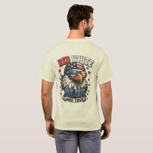 Red White Blue and True Eagle Men's T-Shirt T-Shirt