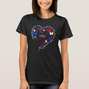 Red White Blue Butterfly Family Patriotic 4th Of J T-Shirt