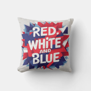 Red White & Blue Cushion