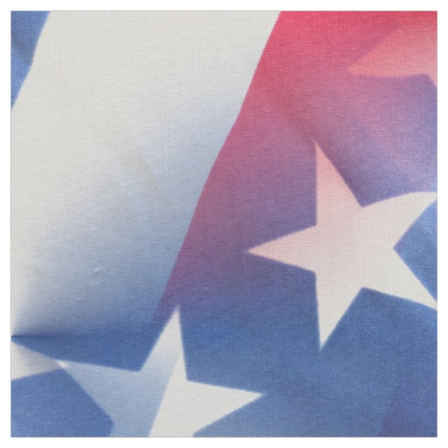 red white blue fabric (Swatch)