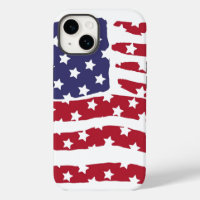 Red White Blue Flag Design Case-Mate iPhone Case