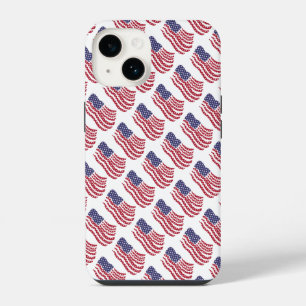 Red White Blue Flag Design Case-Mate iPhone 14 Case