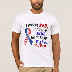 Red White Blue For My Son T-Shirt