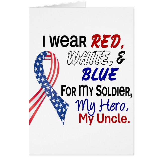 Red White Blue For My Uncle (Front)