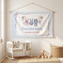 Red White Blue Girl Birthday Party
