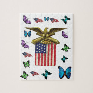 Red White & Blue Jigsaw Puzzle