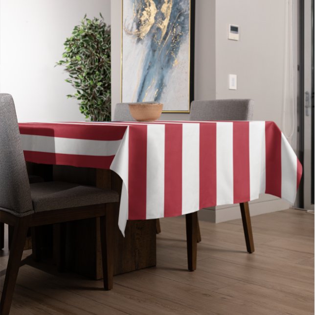 Red White & Blue Patriotic American Flag Tablecloth (Red White & Blue Patriotic American Flag Tablecloth)