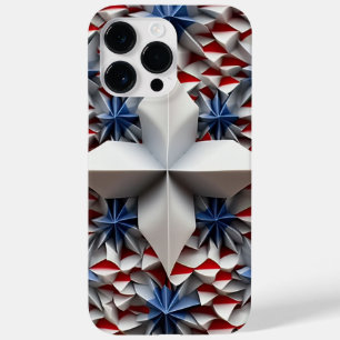 RED WHITE BLUE PATRIOTIC USA STARS Case-Mate iPhone 14 PRO MAX CASE