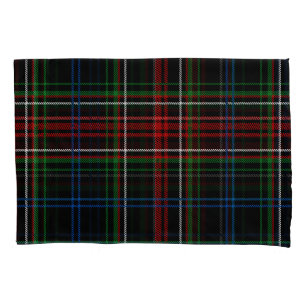 Red White Blue Plaid Tartan Chequered Pattern  Pillowcase