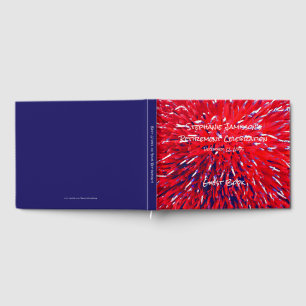 Red White Blue Retirement Party Memory/Guest Book