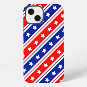 Red White Blue Stars and Stripes iPhone 13 Case