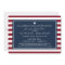 Red White & Blue Stripes Bridal Shower Invitation