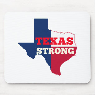 Red, White & Blue "Texas Strong" Mouse Pad