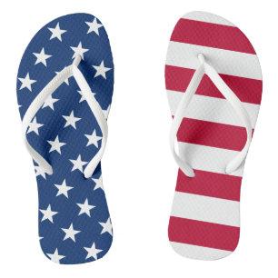 Red, White & Blue Thongs