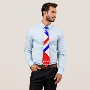 Red White Blue Tie