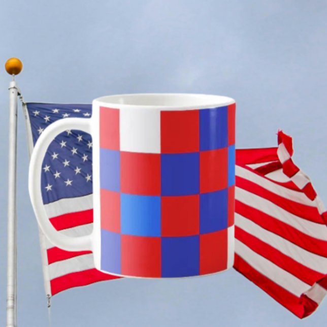 Red, White & Bold – Independence Day Coffee Mug (Creator Uploaded)