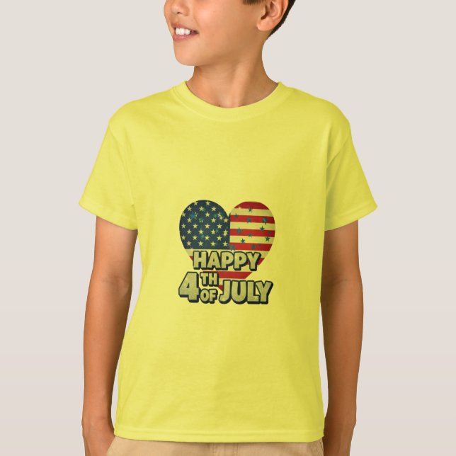 Red, White & Bold: Patriotic Print Collection T-Shirt (Front)
