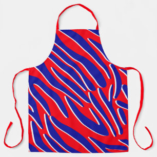 Red, White & Bold   Tiger Stripe Apron