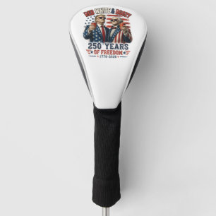 Red White Boozy Trump George Washington 250 Golf Head Cover