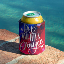 Red White Boujee Funny July 4th Bachelorette Party