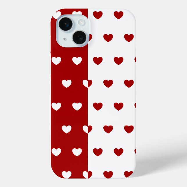 Red & White Case-Mate iPhone Case (Back)