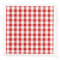 Red & White Checks Gingham Plaid- Country Rustic