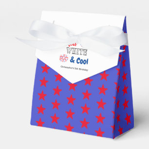 Red White & Cool 4th of July Birthday Favour Box