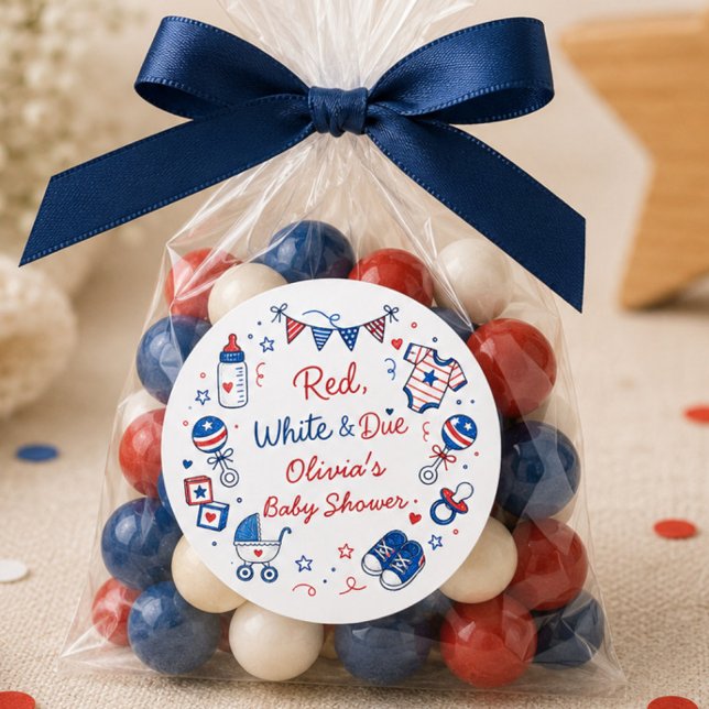 Red White Due Favour Sticker (Creator Uploaded)