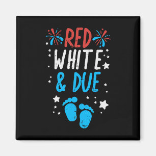 Red White Due Magnet