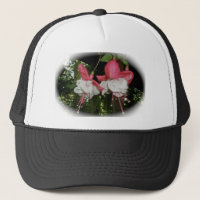 Red & White Fuscia Hat