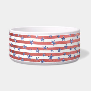 Red White Glitter Blue Stars Stripes