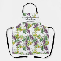 Red White Grapes Wine Pattern Custom Name