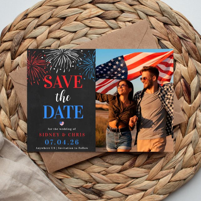 Red White & I Do Save the Date Invitation (Creator Uploaded)