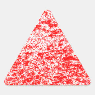 Red & White Marble Triangle Sticker
