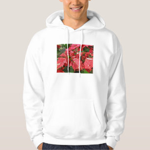 Red & White Poinsettias Hoodie