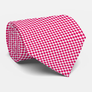 Red White Polka Dots Tie