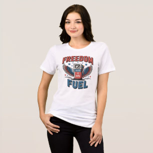 Red White & Refueled Patriotic 4th of July Tri-Blend Shirt