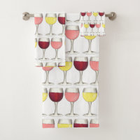 Red White Rosé Wine Glasses Winery Cocktails