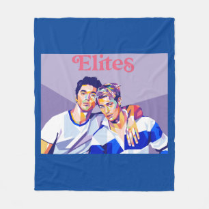 "Red, White, Royal Blue Blanket: The Elites Fleece Blanket