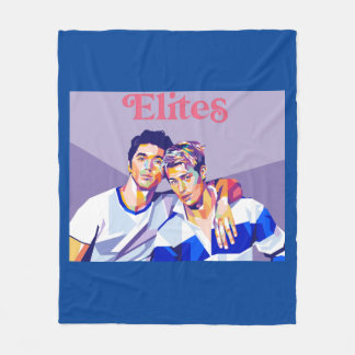 "Red, White, Royal Blue Blanket: The Elites Fleece Blanket