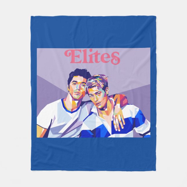  "Red, White, Royal Blue Blanket: The Elites  Fleece Blanket (Front)
