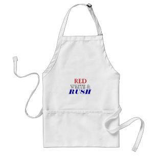 Red White Rush Standard Apron