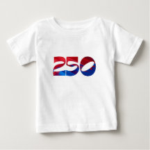 Red White Stripe Blue Stars America 250 Birthday B