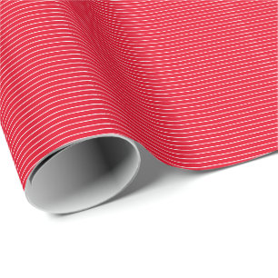 Red White Stripes Camouflage Patterns Colorful Wrapping Paper
