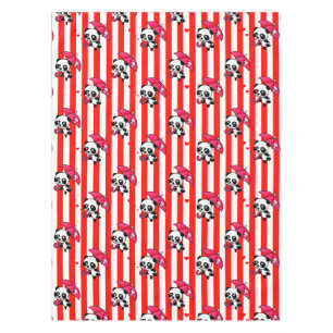 Red White Stripes Cute Tablecloth