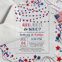 Red, White & Who? 4th Of July Gender Reveal Party