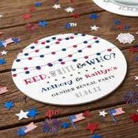 Red, White & Who? 4th Of July Gender Reveal Party